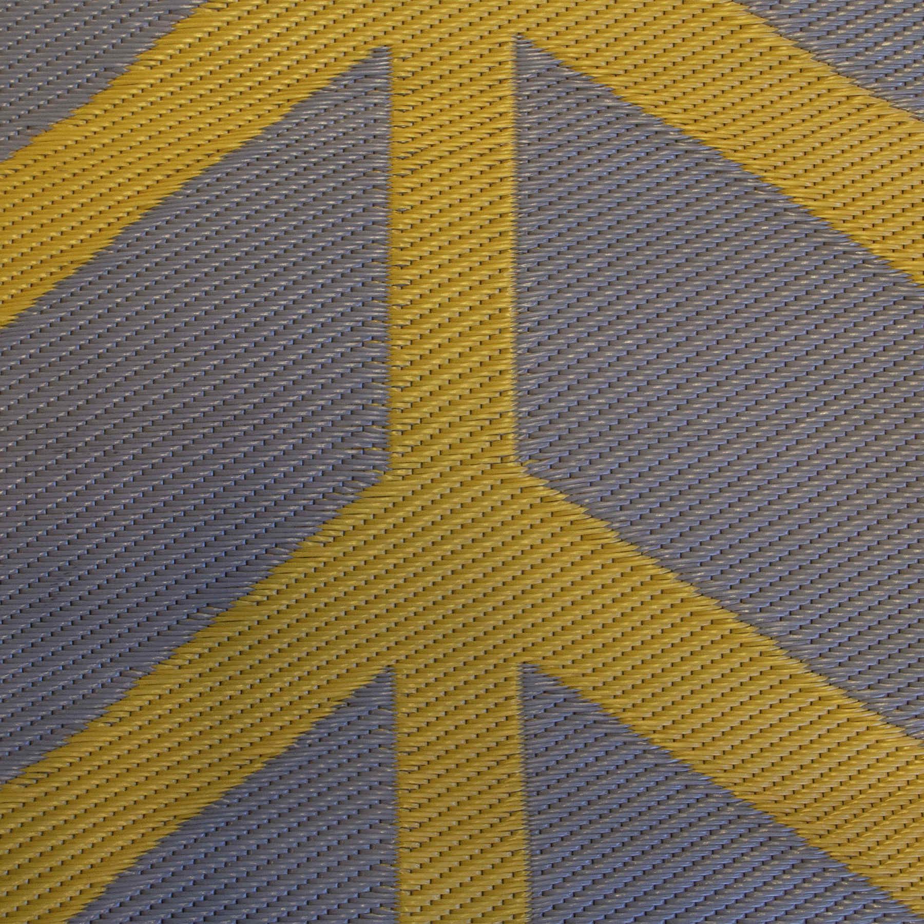 Коврик для пикника Bo-Camp Flaxton Extra Large желто-серый (4271091) - фото 4