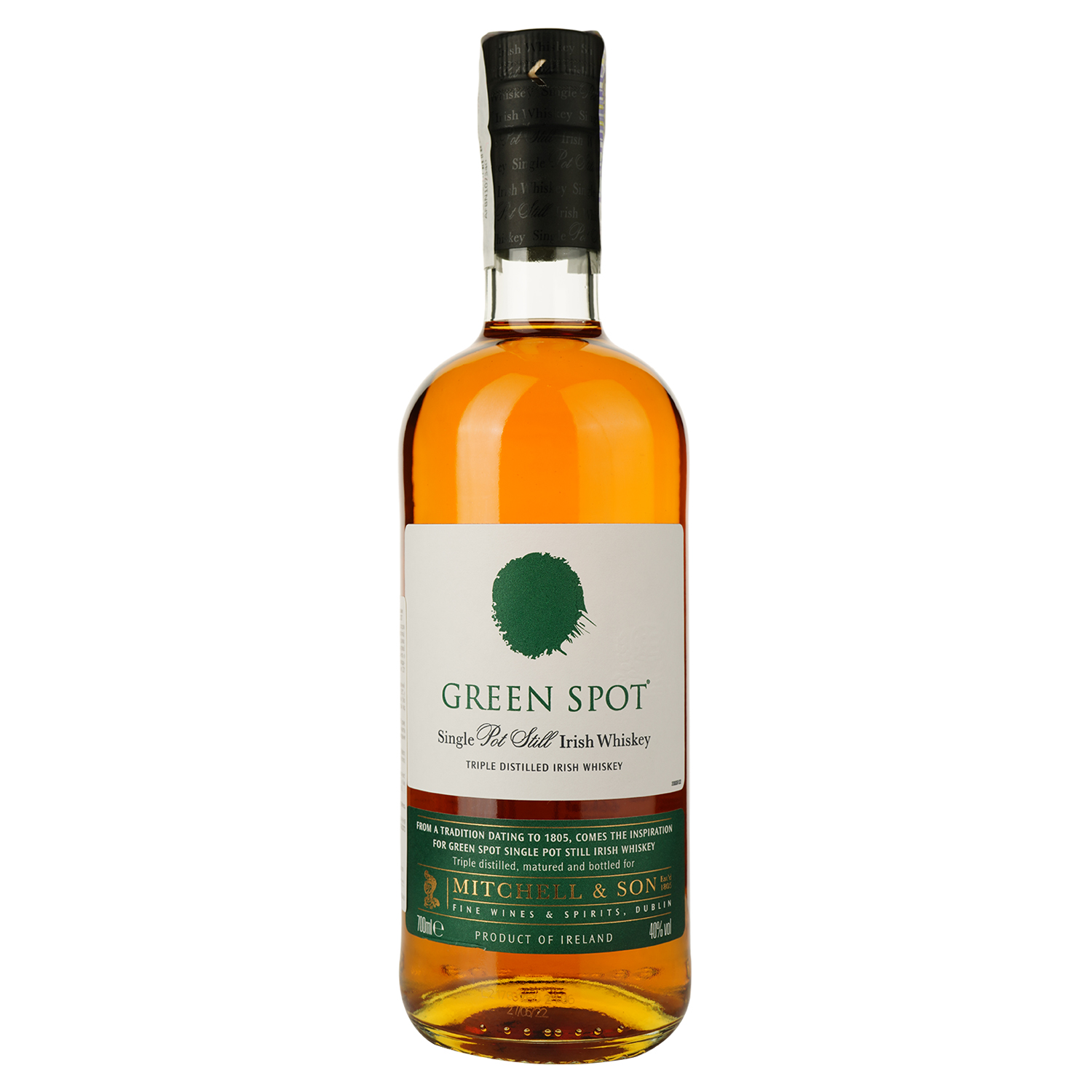 Виски Mitchells Green Spot Single Pot Still Irish Whiskey, 40%, 0,7 л (846672) - фото 2