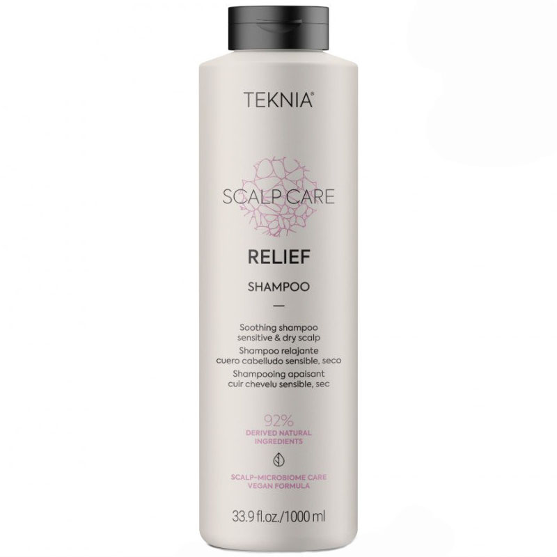 Міцелярний шампунь для чутливої та сухої голови Lakme Teknia Scalp Care Relief Shampoo 1000 мл - фото 1