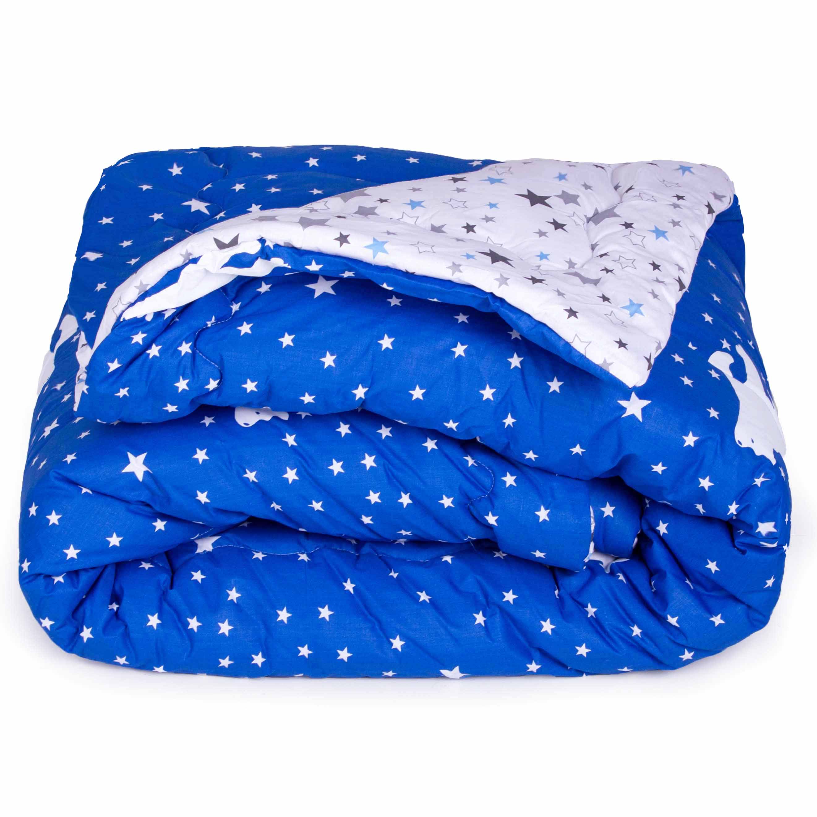 Одеяло хлопковое MirSon №5022 Сolor Fun Line Stalk, 110x140 см, бирюзово-серое (2200006067283) - фото 3