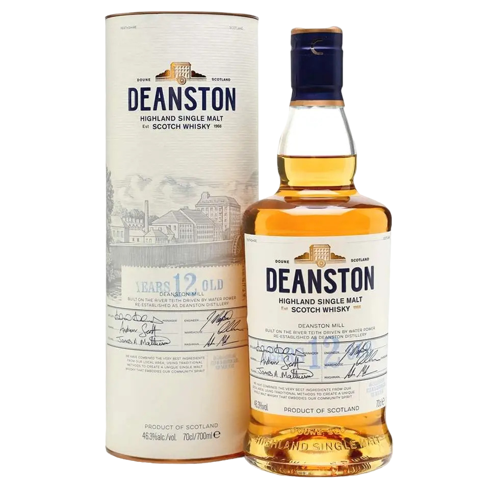 Виски Deanston Single Malt Scotch Whisky, 12 yo, 46,3%, 0,7 л - фото 1
