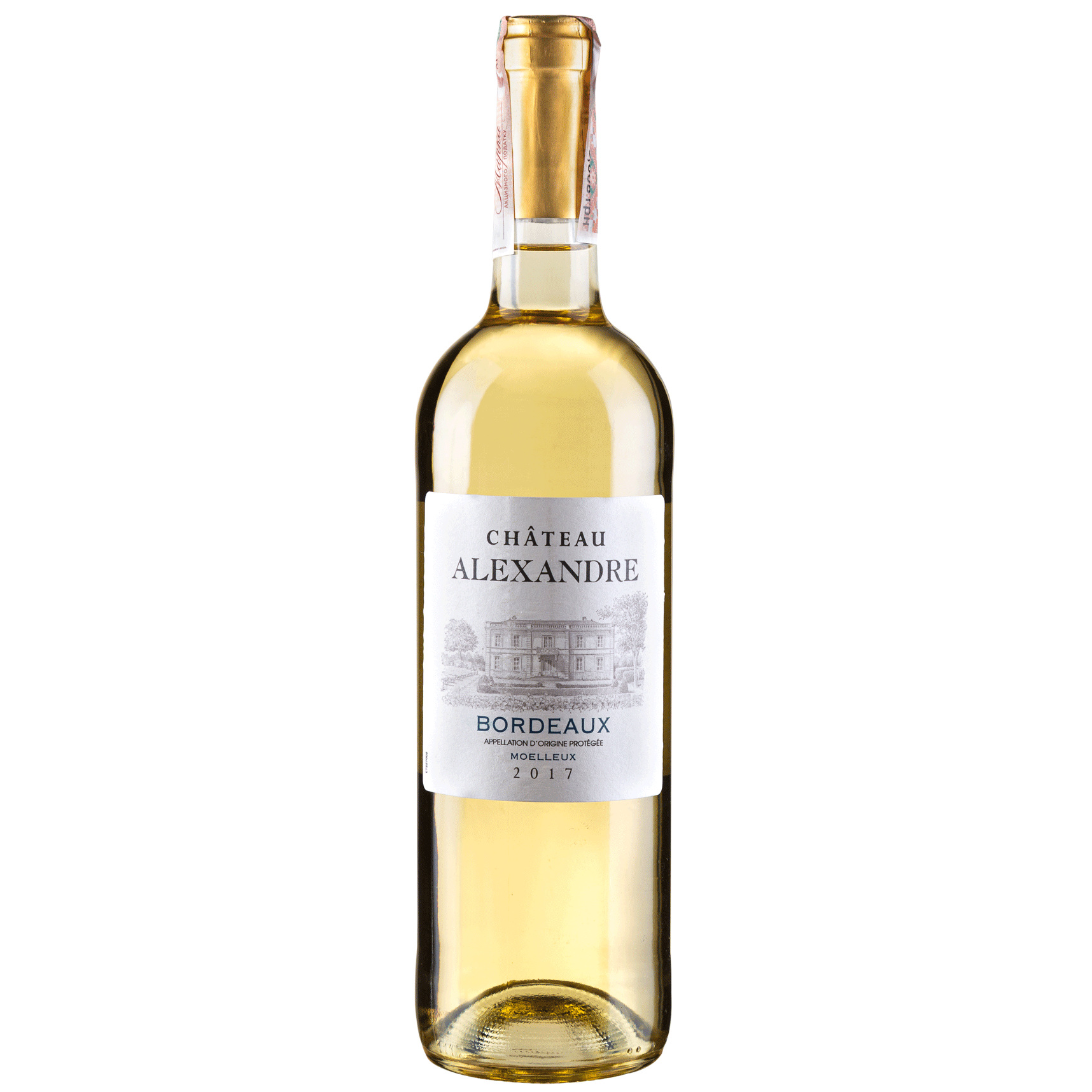 Вино Chateau Alexandre Vin Blanc Moelleux Bordeaux, белое, сладкое, 12,9%, 0,75 л (1313560) - фото 1