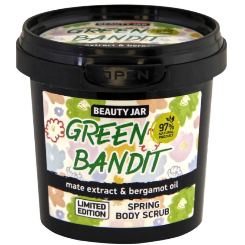 Соляний скраб для тіла Beauty Jar Green Bandit 155 мл - фото 1
