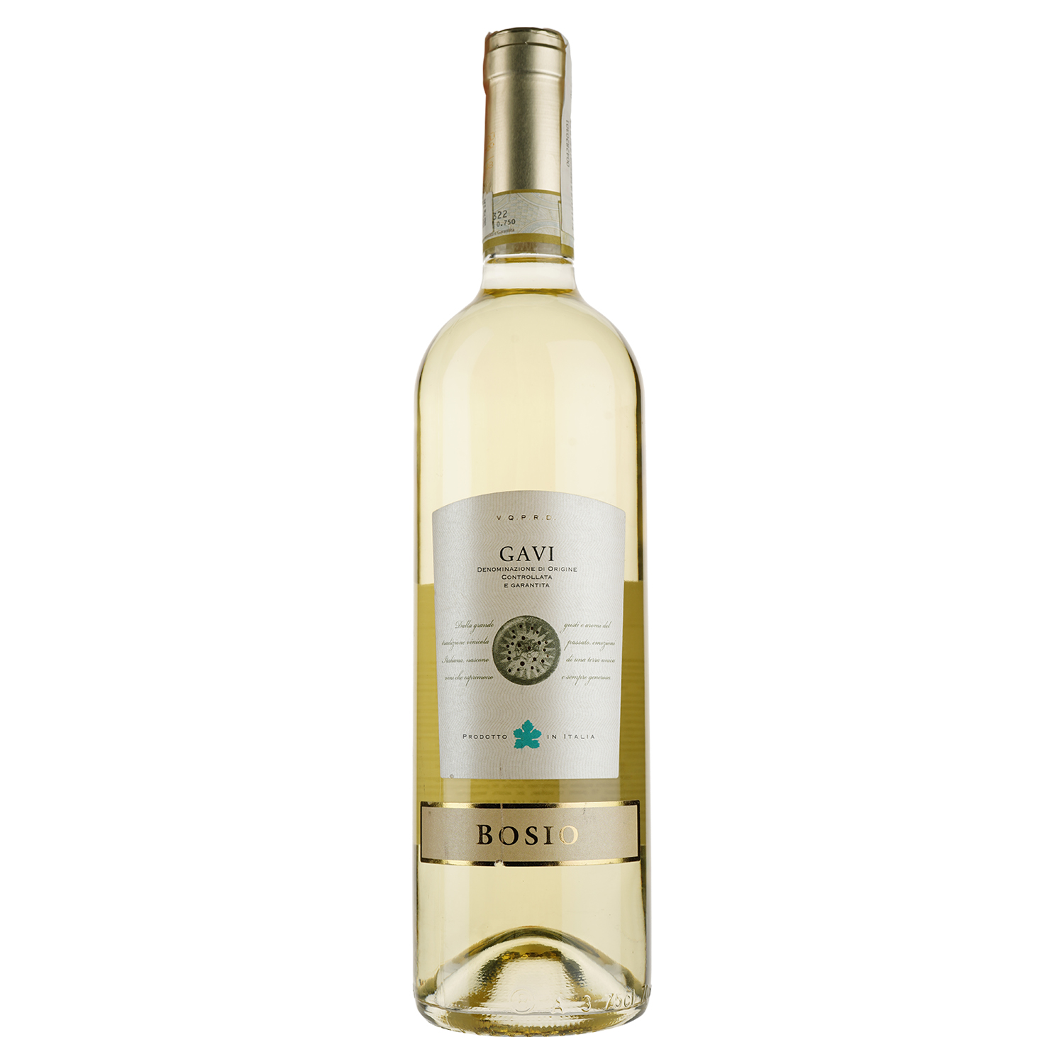Вино Bosio Gavi DOCG, белое, сухое, 12,5%, 0,75 л - фото 1