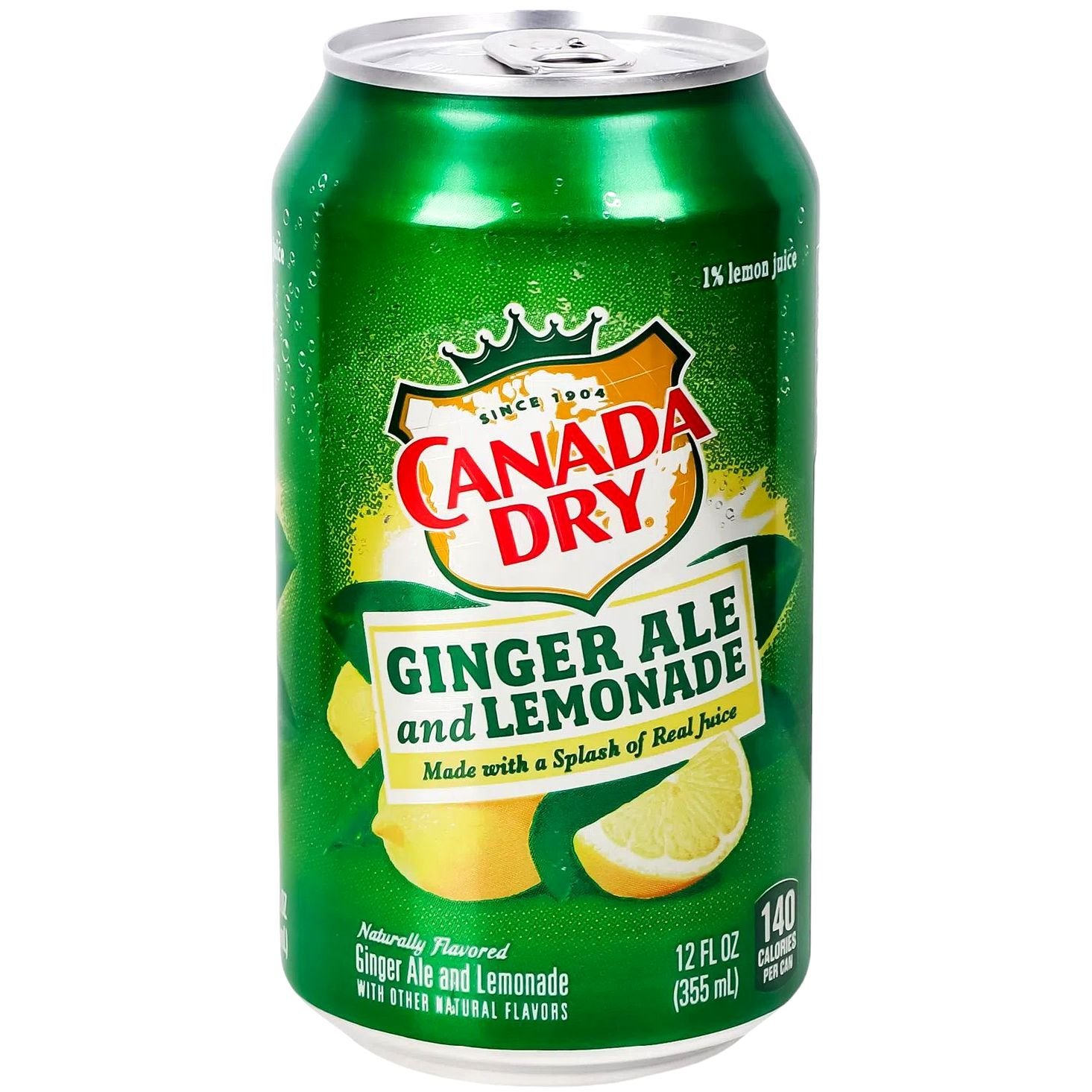 Напій Canada Dry Ginger Ale and Lemonade газований 355 мл - фото 1