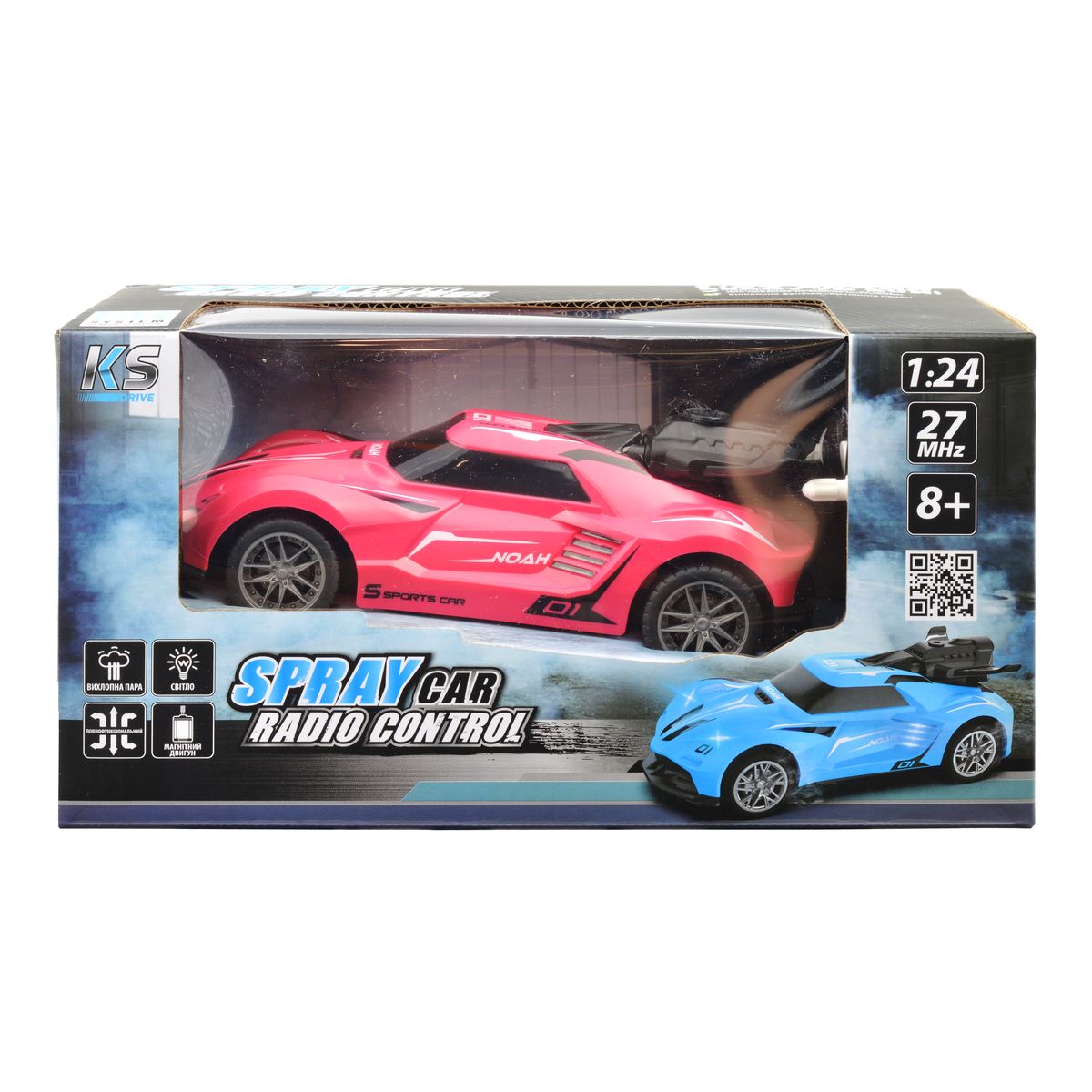 Автомобиль Sulong Toys Spray Car Sport розовый (SL-354RHP) - фото 6