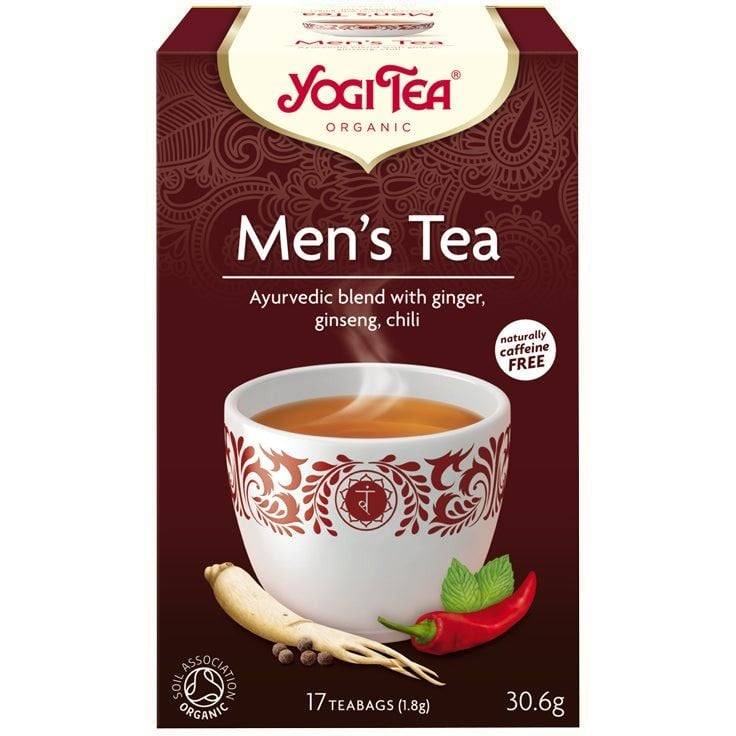 Чай трав'яний Yogi Tea Men's органічний 30.6 г (17 шт. х 1.8 г) - фото 1