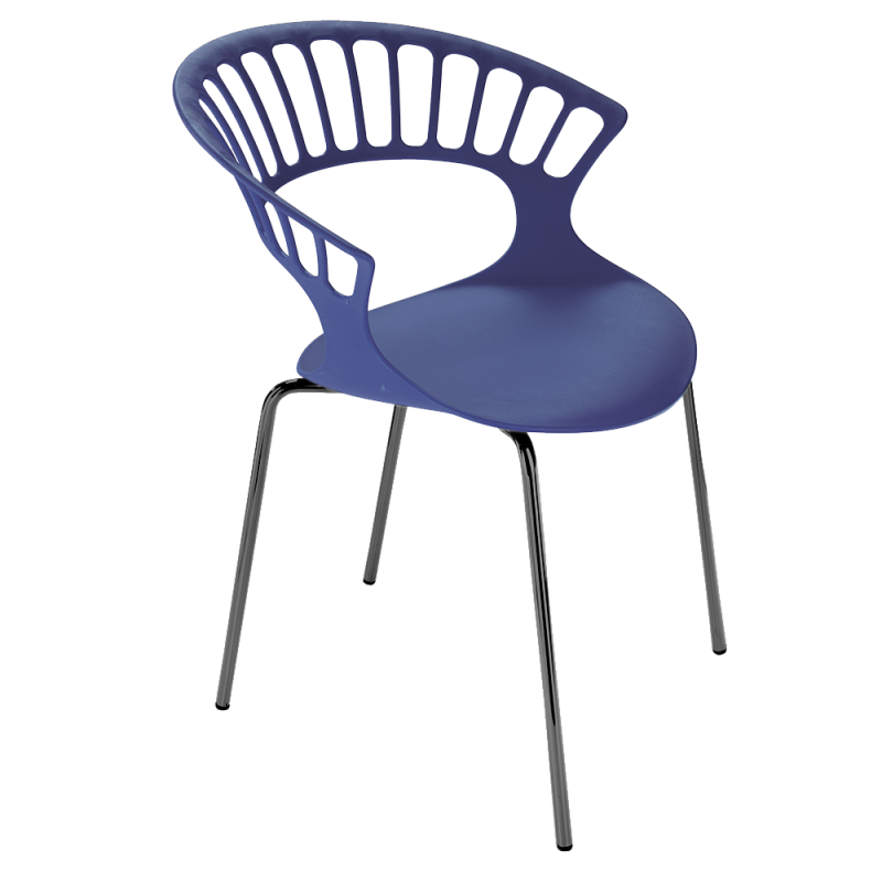 Кресло Papatya Tiara, база катафорез, пурпурный (4823044305957) - фото 1