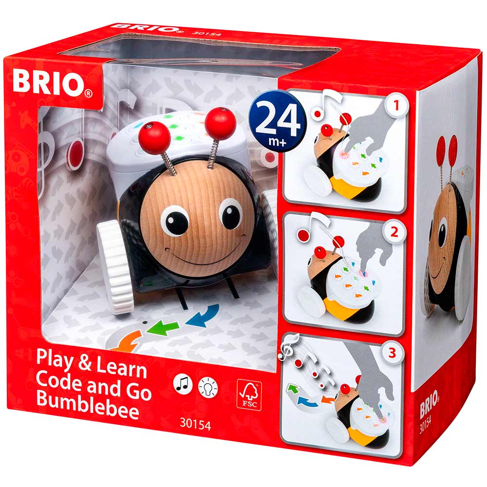 Интерактивная развивающая игрушка Brio Шмель (30154) - фото 1