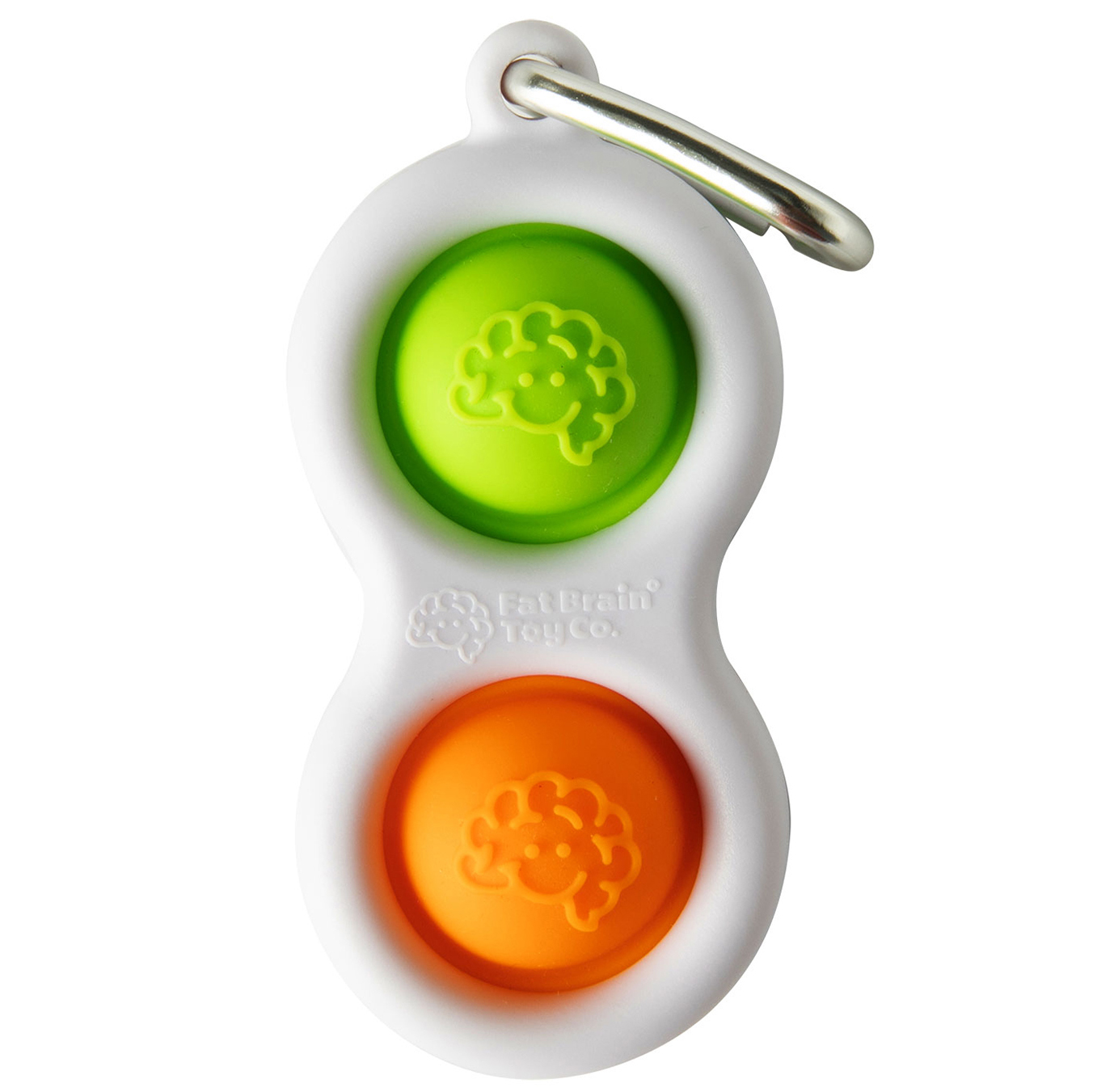 Сенсорный антистресс-брелок Fat Brain Toys Simpl Dimpl Кнопки 1 шт. цвет в ассортименте (F2111ML) - фото 1
