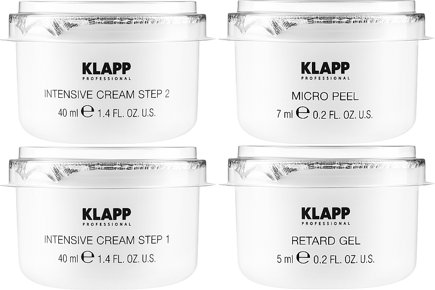 Набор Klapp X-Treme Hyaluron Infusion Treatment, peel/7ml + gel/5ml + cream/40ml + cream/40ml - фото 2