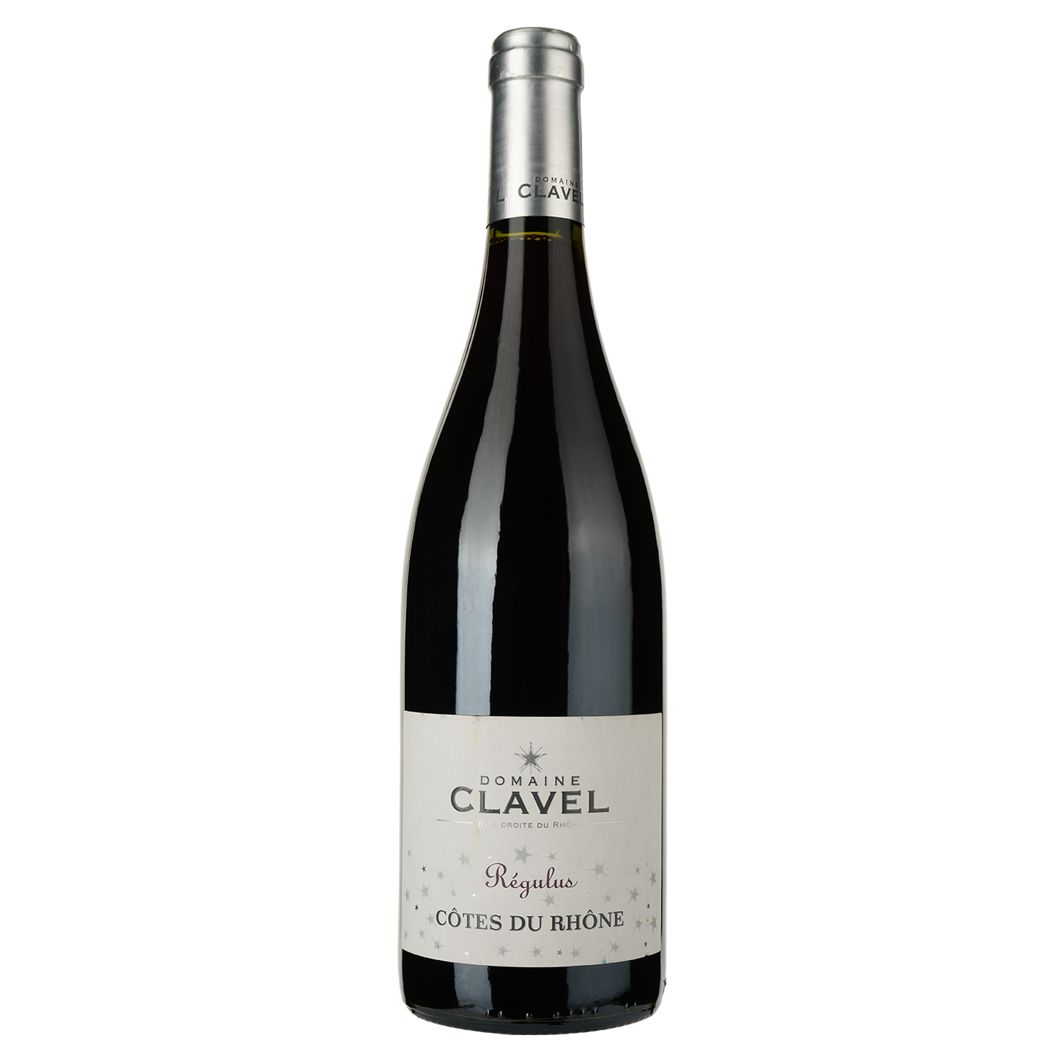 Вино Domaine Clavel Régulus Cotes du Rhone Rouge Valle du Rhône, червоне, сухе, 14%, 0,75 л - фото 1