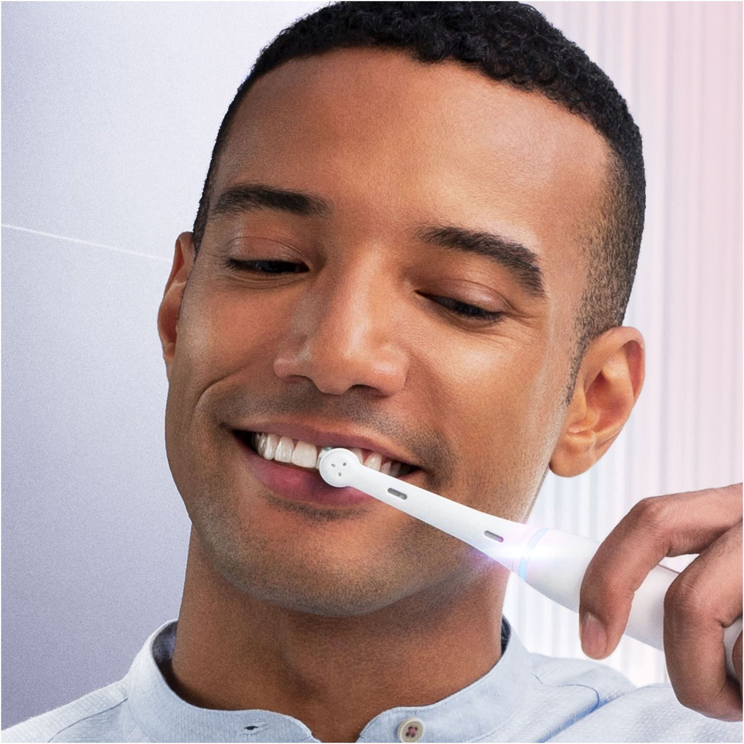 Насадки для электрической зубной щётки Oral-B iO Gentle Care, белый, 2 шт. - фото 4