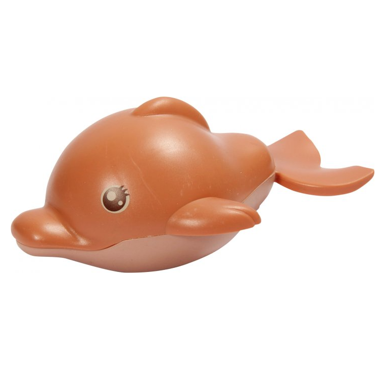 Іграшка для купання Lindo Дельфін коричневий (617-46 справ) - фото 1
