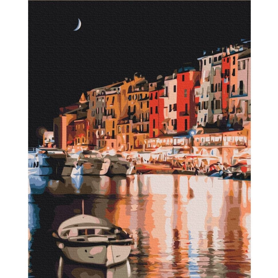 Картина за номерами Brushme Вогні нічної Італії BS52520 40х50 см - фото 1