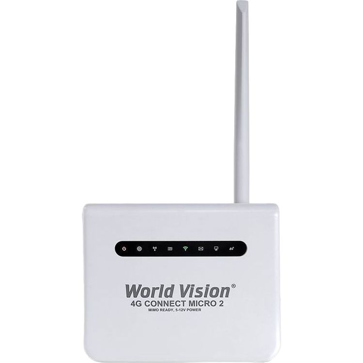 4G LTE WI-FI роутер World Vision 4G Connect Micro 2 DC 5-12V (+ перехідник USB-A) - фото 1