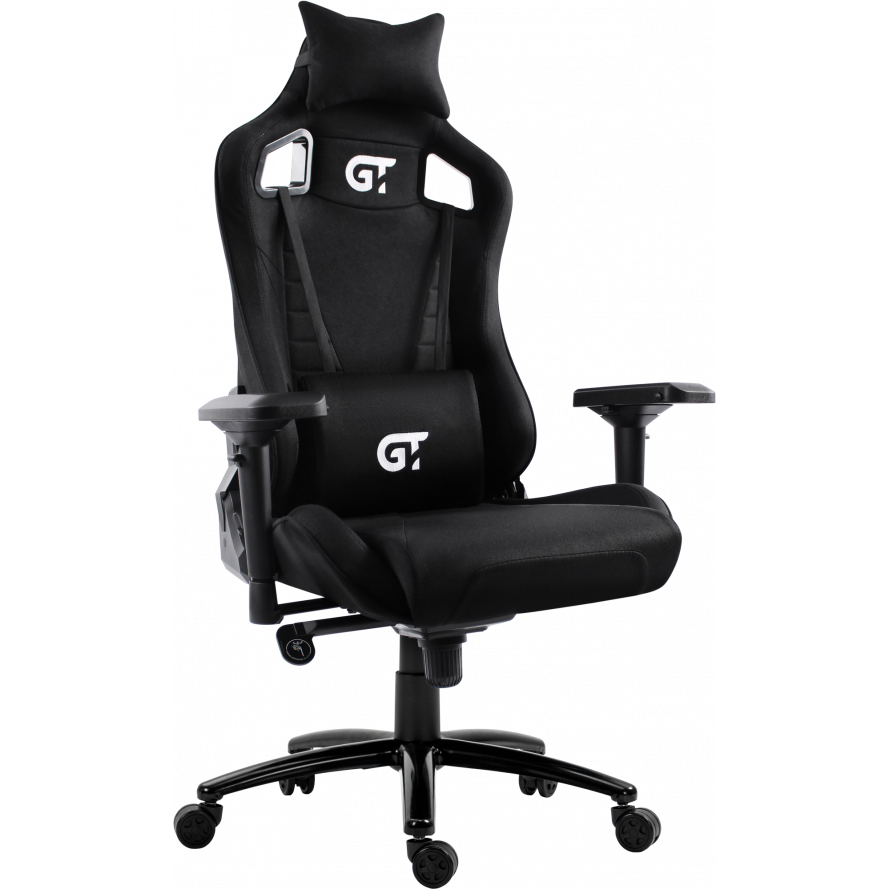 Геймерское кресло GT Racer X-5113F Fabric Black (X-5113F Fabric Black) - фото 1