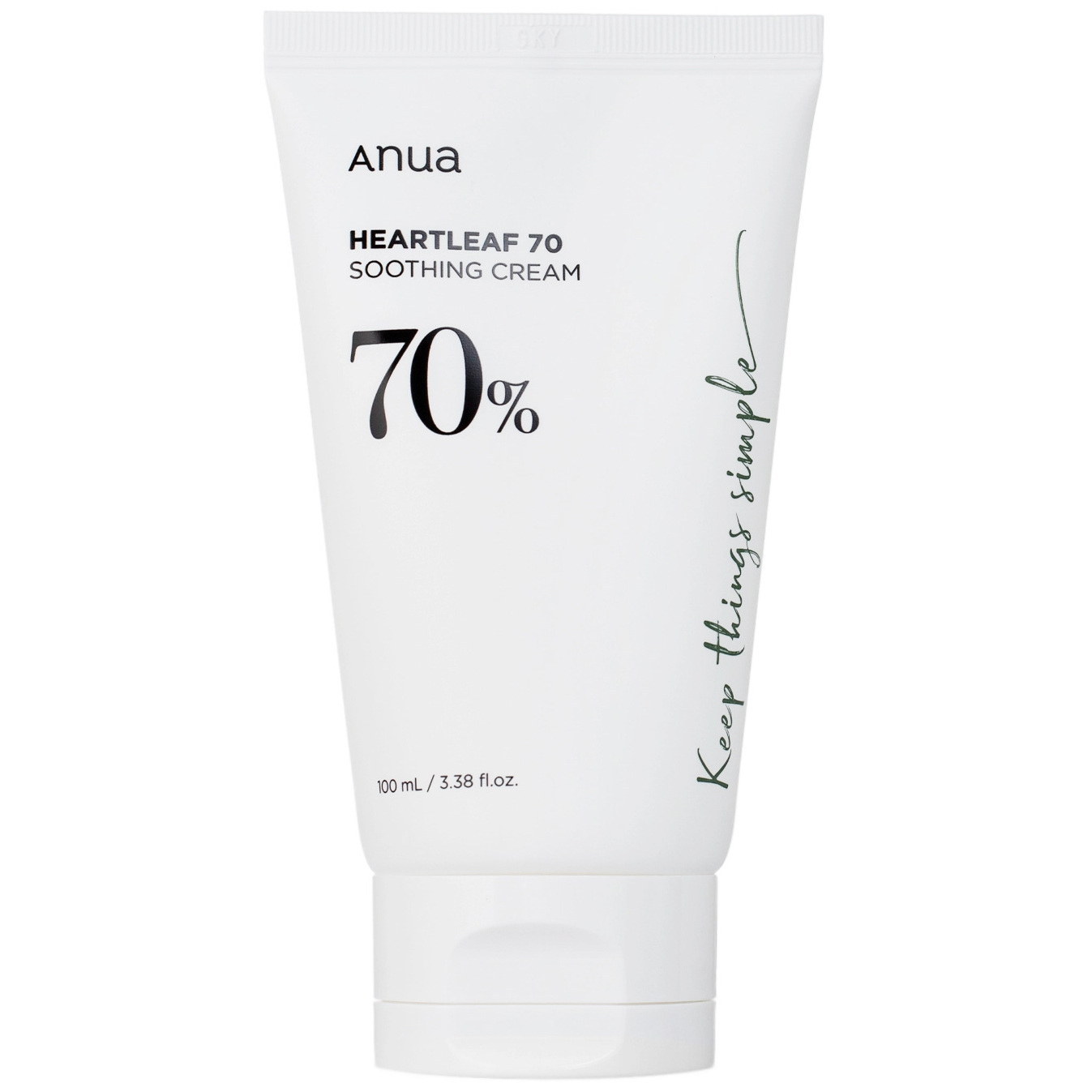 Крем для зволоження та пом'якшення шкіри Anua Heartleaf 70% Soothing Cream 100 мл (BT20536) - фото 1