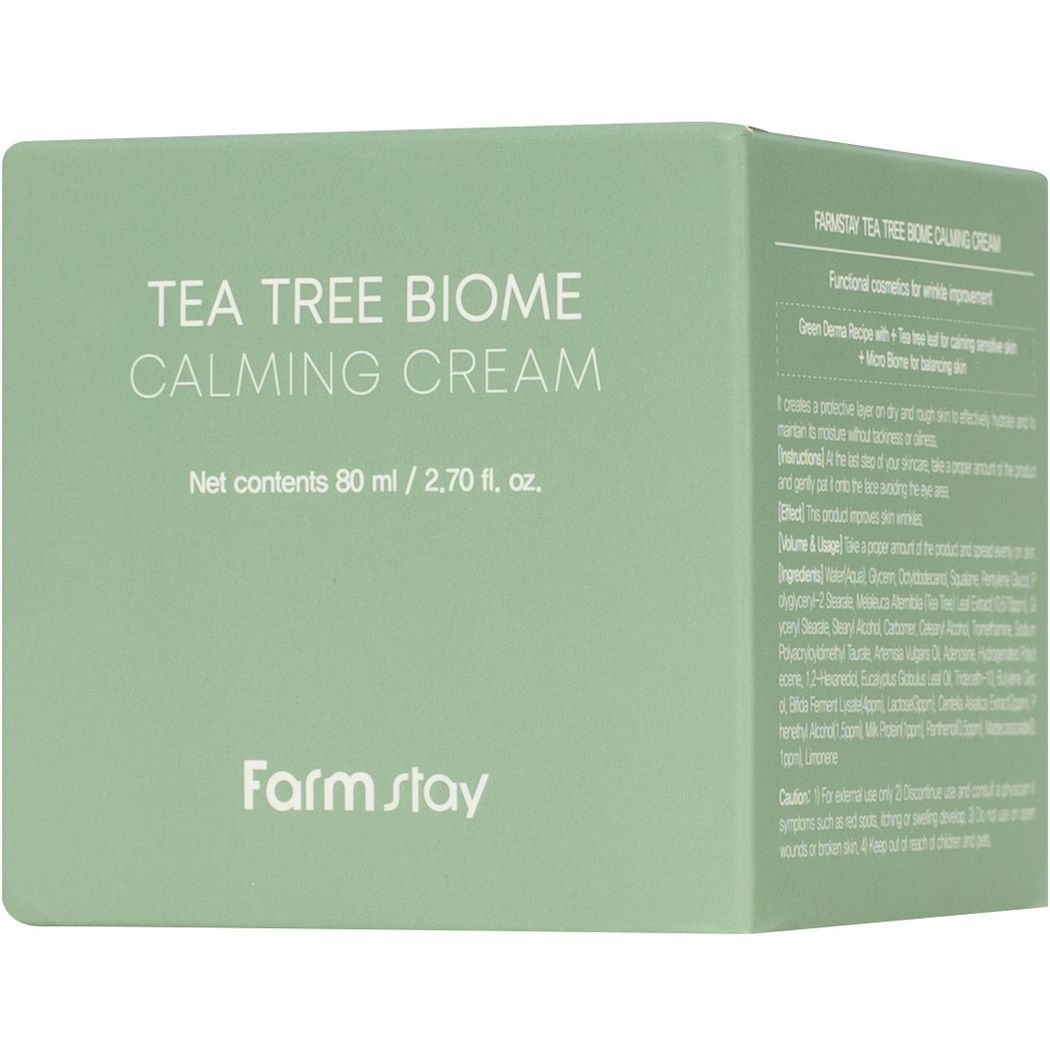 Крем для лица FarmStay Tea Tree Biome Calming Cream 80 мл - фото 3