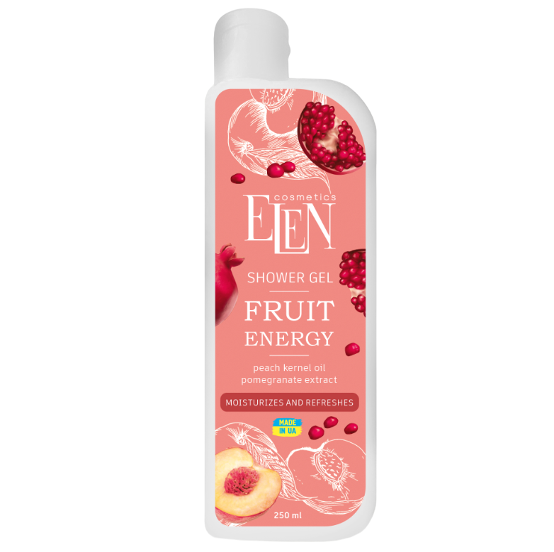 Гель для душа ELEN Cosmetics Fruit Energy, 250 мл - фото 1