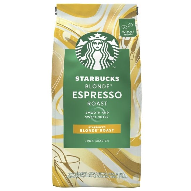 Кофе Starbucks Blonde Espresso Roast, в зернах, 450 г (913249) - фото 1