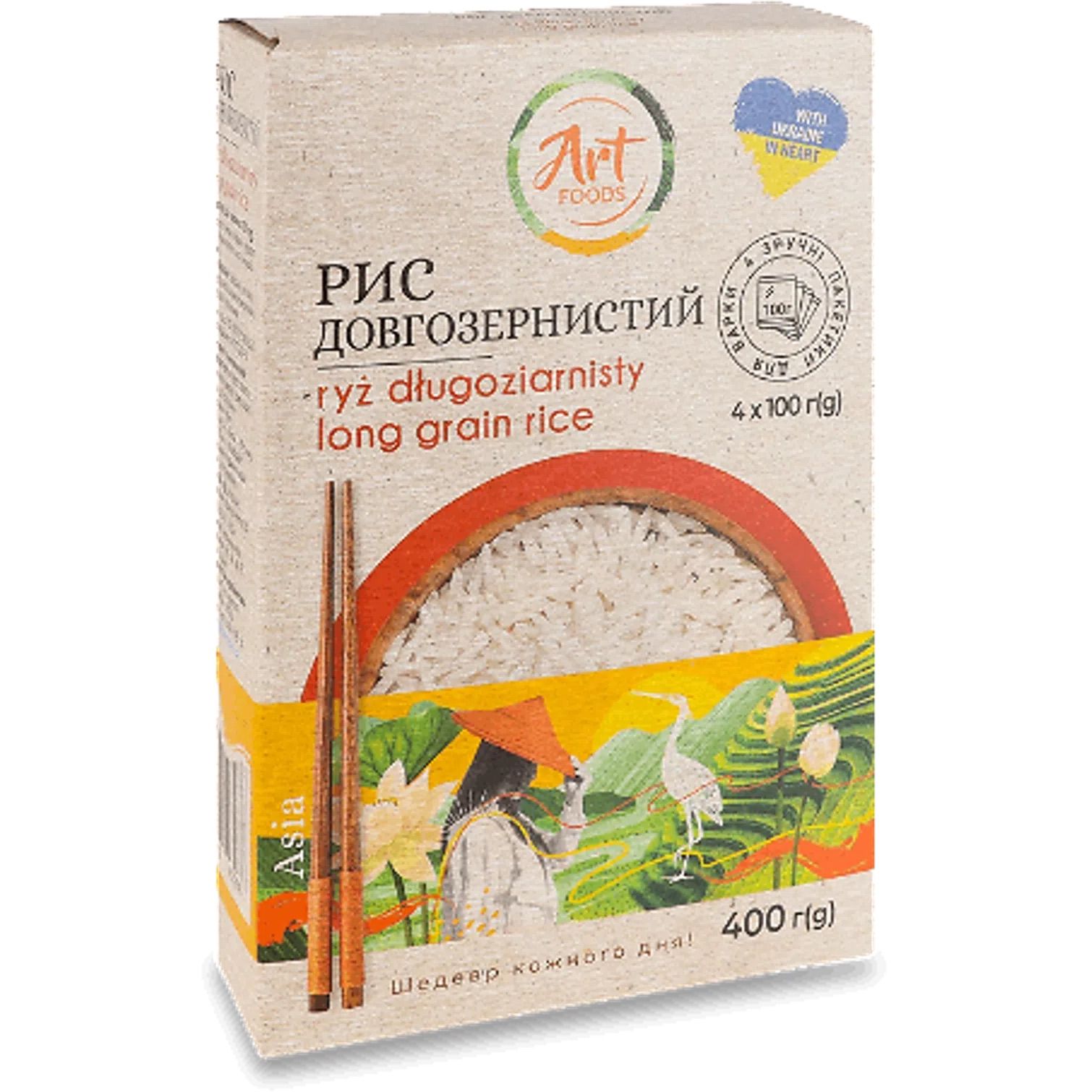 Рис Art Foods длиннозернистый 400 г - фото 1