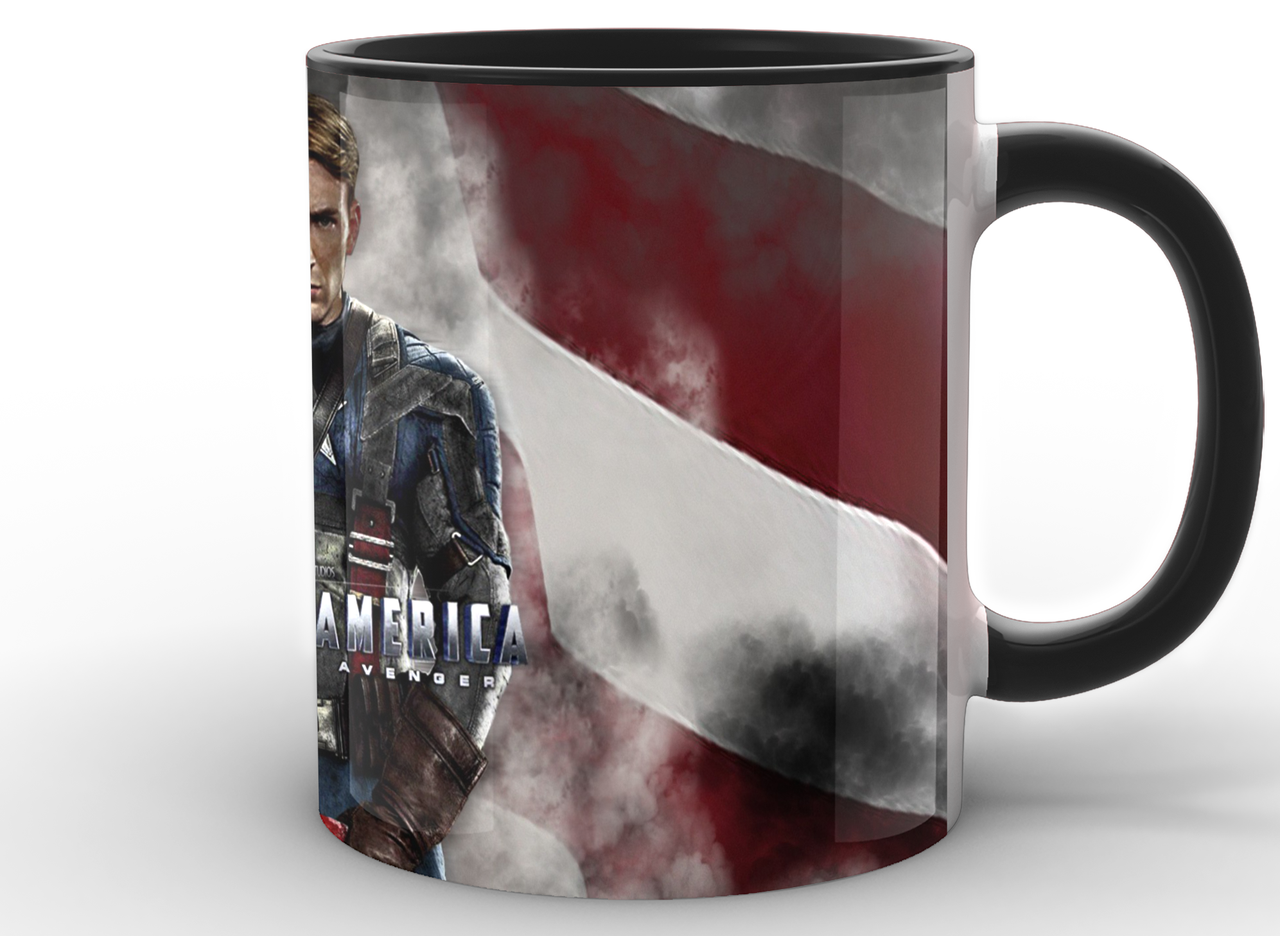 Кружка GeekLand Капітан Америка Captain America прапор у серпанку CA.02.012 - фото 4