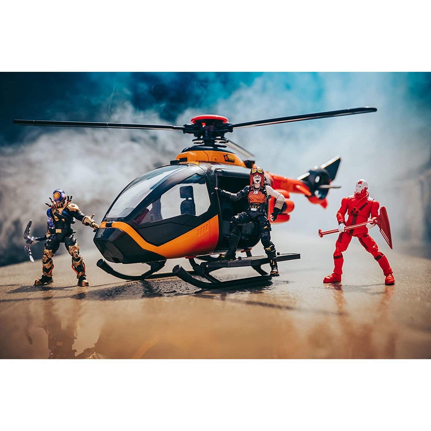 Коллекционный набор Jazwares Fortnite Feature Vehicle The Choppa, вертолет и фигурка, 10 см (FNT0653) - фото 10