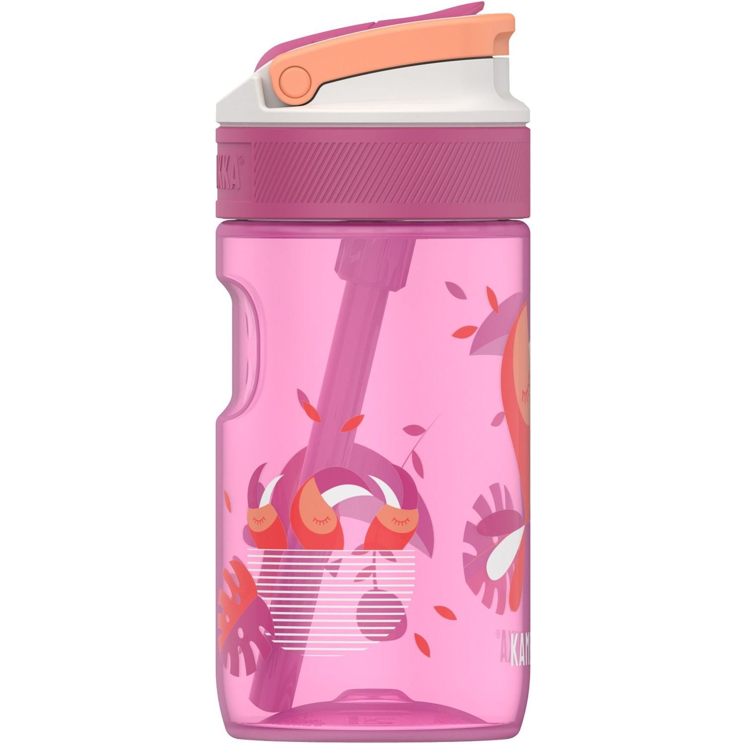 Бутылка для воды детская Kambukka Lagoon Kids Toekan Love, 400 мл, розовая (11-04046) - фото 5