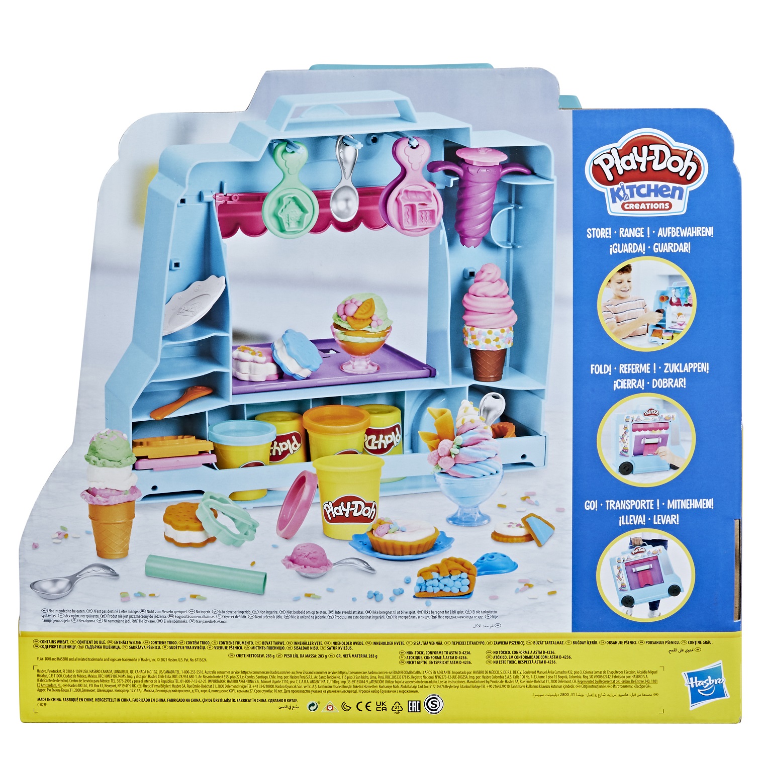 Ігровий набір для ліплення Hasbro Play-Doh Вантажівка з морозивом (F1390) - фото 9