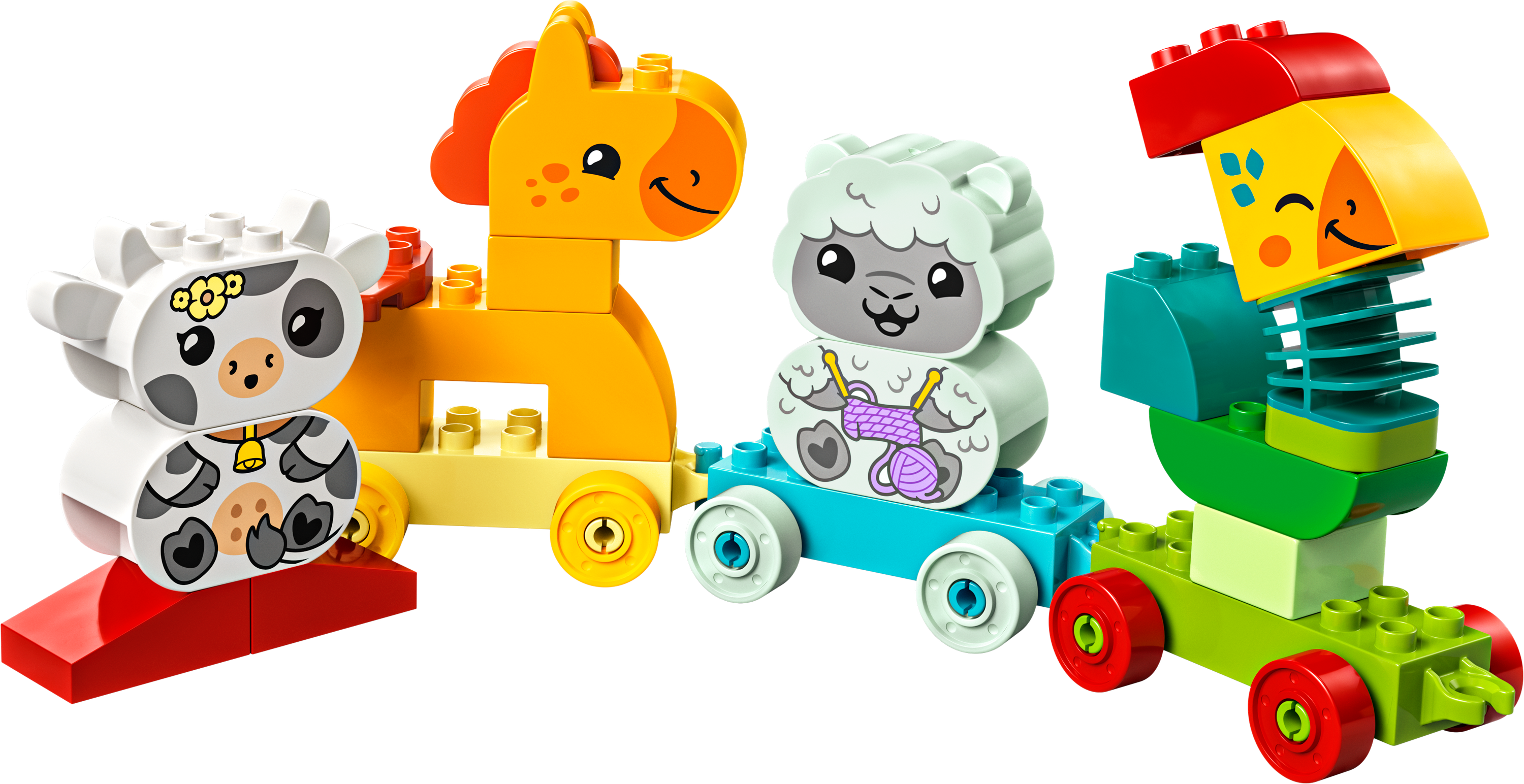 Конструктор LEGO DUPLO Поезд животных 19 детали (10412) - фото 2