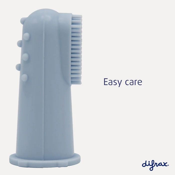 Силіконова зубна щітка Difrax масажна Pink (377 Pink) - фото 2