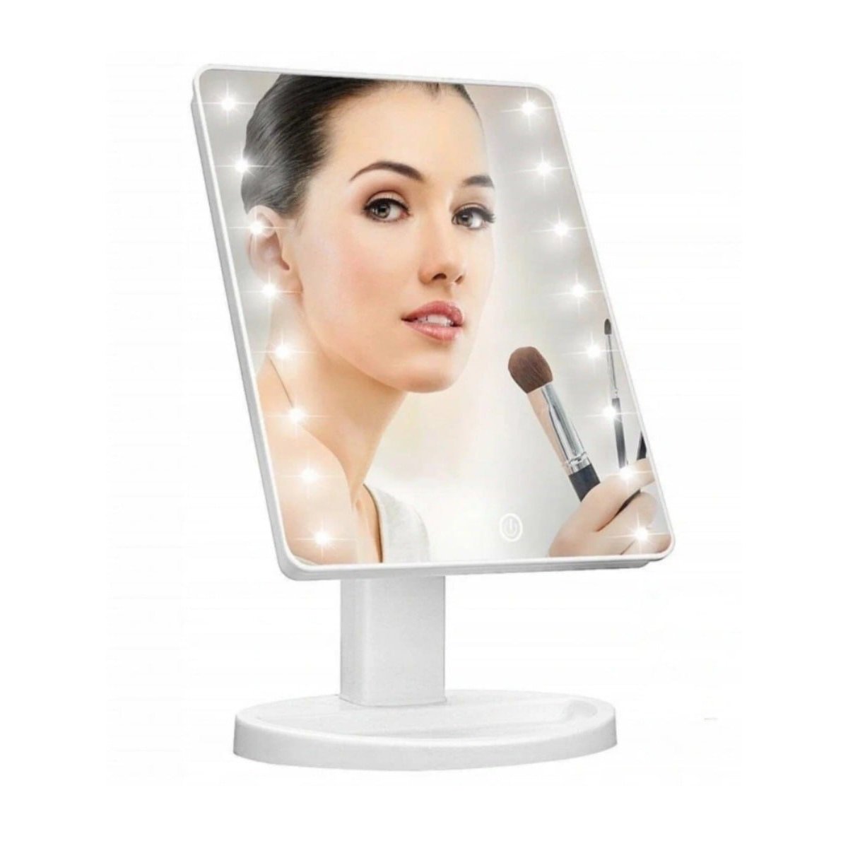 Настольное зеркало для макияжа Supretto с подсветкой, белый (7923) - фото 3