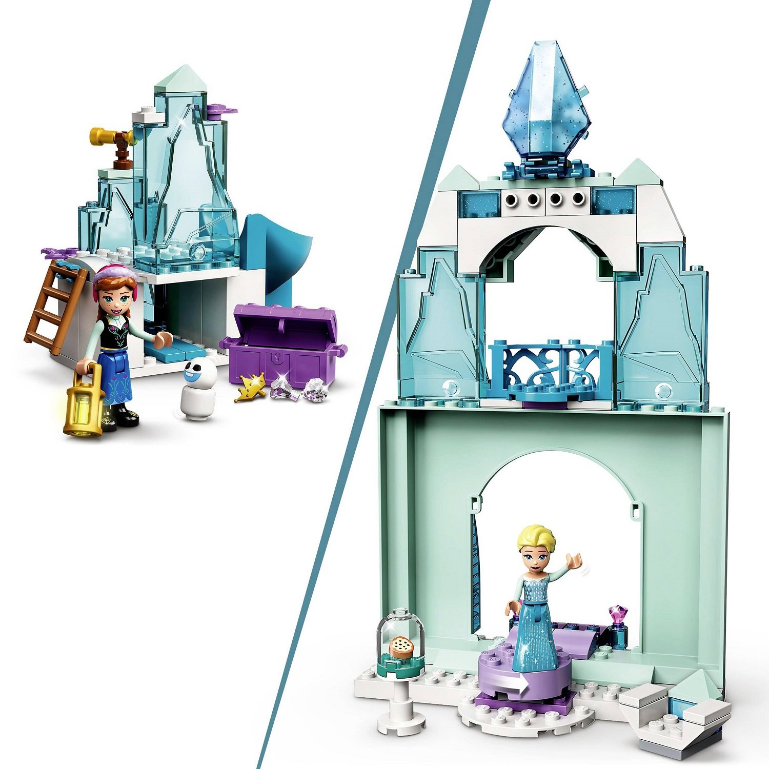 Конструктор LEGO Disney Princess Крижана чарівна країна Анни та Ельзи, 154 деталі (43194) - фото 7