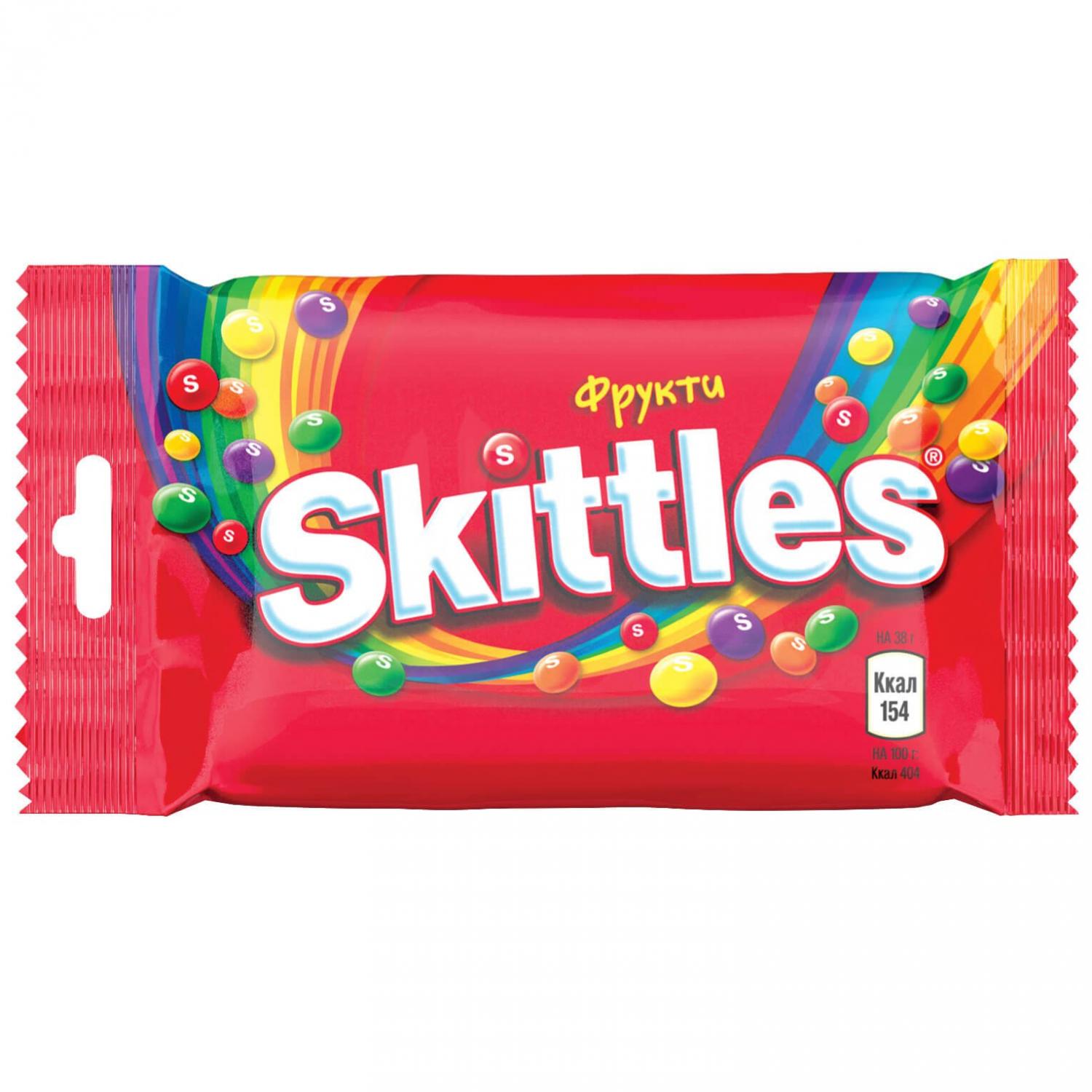 Драже Skittles кислый 38 г (132286) - фото 1