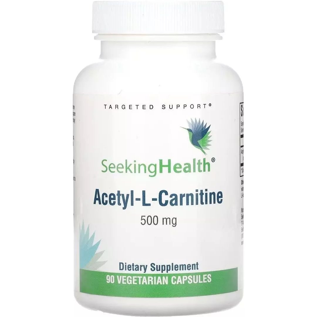 Амінокислота Seeking Health Acetyl-L-Carnitine Seeking Health 500 мг 90 вегетаріанських капсул - фото 1