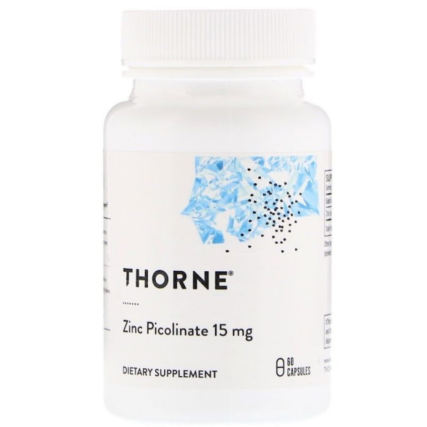 Пиколинат цинка усиленный Thorne Research Zinc Picolinate 15 мг 60 капсул - фото 1