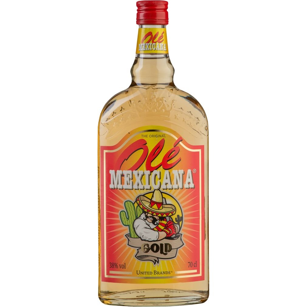 Текіла Ole Mexicana Gold 38% 0.7 л - фото 1