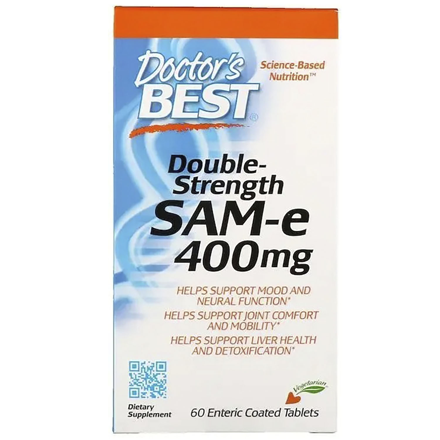 Аденозилметіонін Doctor's Best SAM-e S-Adenosyl L-Methionine 400 мг 60 таблеток - фото 1