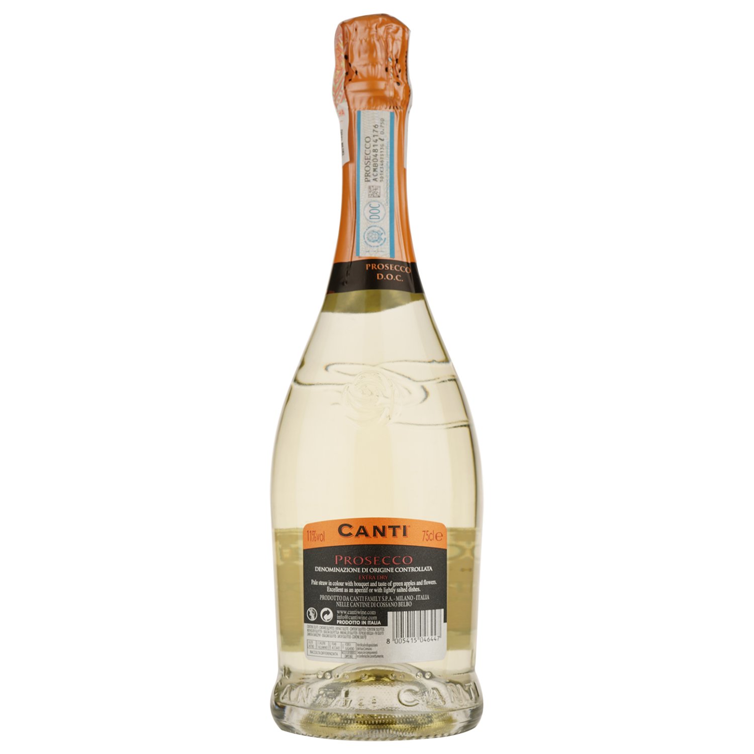 Вино игристое Canti Prosecco Millesimato, белое, экстра-сухое, 11,5%, 0,75 л - фото 3