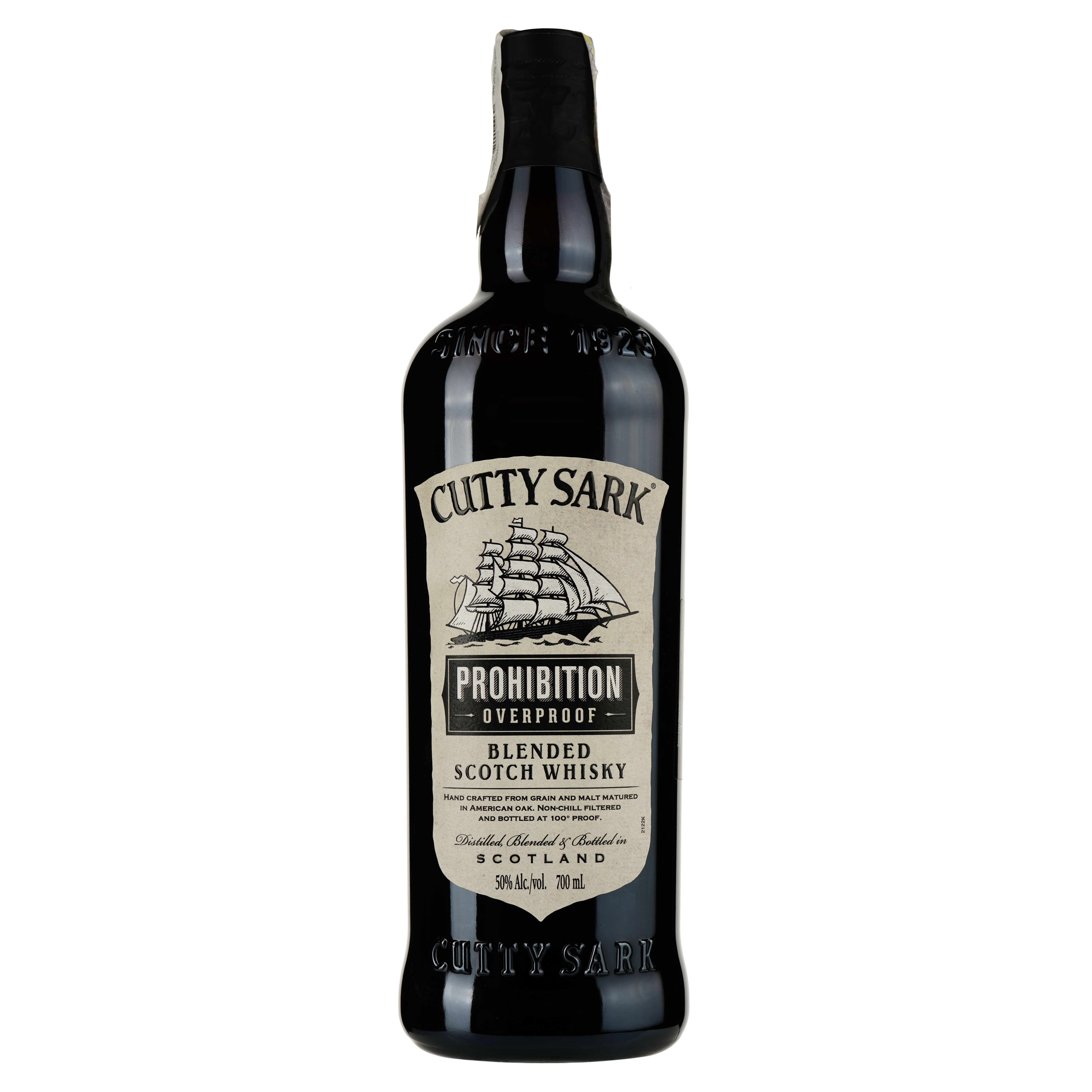 Виски Cutty Sark Prohibition Blended Scotch Whisky 50% 0.7 л - фото 1