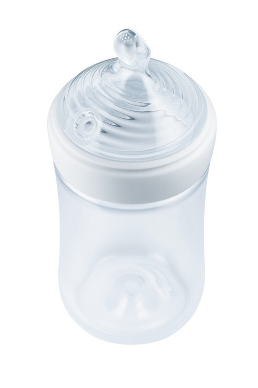 Бутылочка Nuk Nature Sense, с широким горлышком, с силиконовой соской, 6-18 мес., 260 мл, белый (3952538) - фото 2