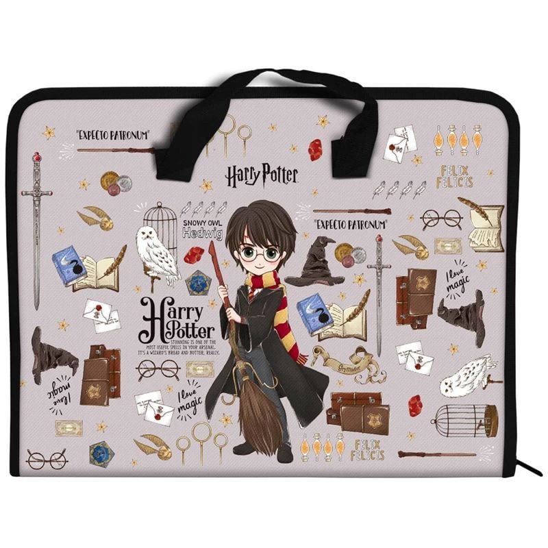 Папка-портфель Kite Harry Potter на блискавці A4 (HP23-202) - фото 1