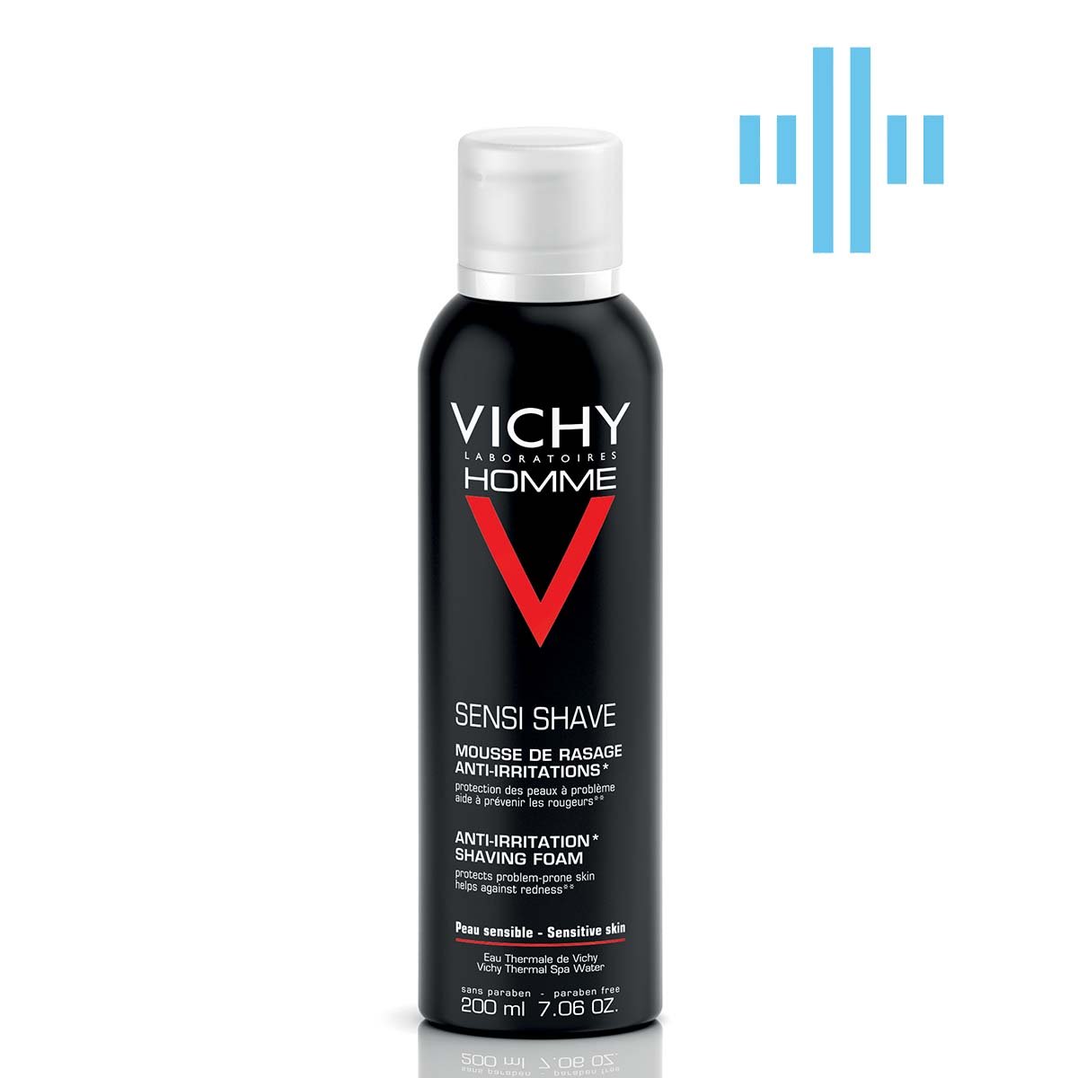 Пена для бритья Vichy Homme, для чувствительной кожи, 200 мл (M6634105) - фото 1