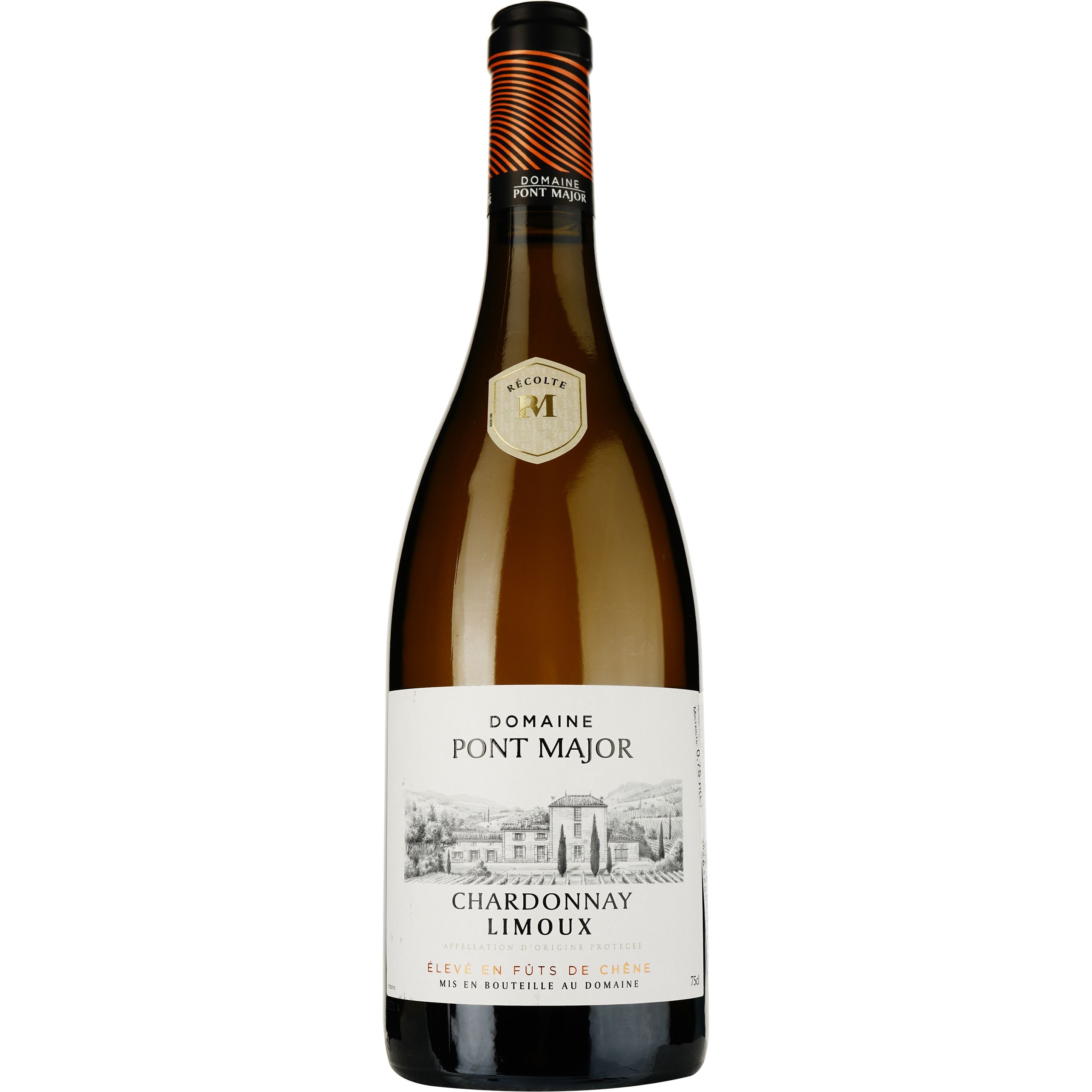 Вино Domaine Pont Major Chardonnay Fut De Chene AOP Limoux 2019 біле сухе 0.75 л - фото 1