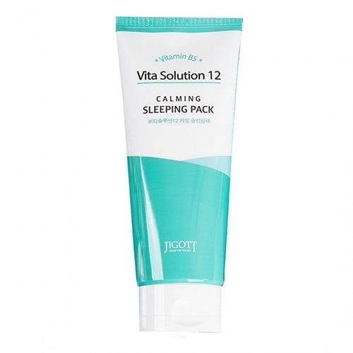 Ночная маска Jigott Vita Solution 12 Calming Sleeping Pack Успокаивающая, 180 мл - фото 1