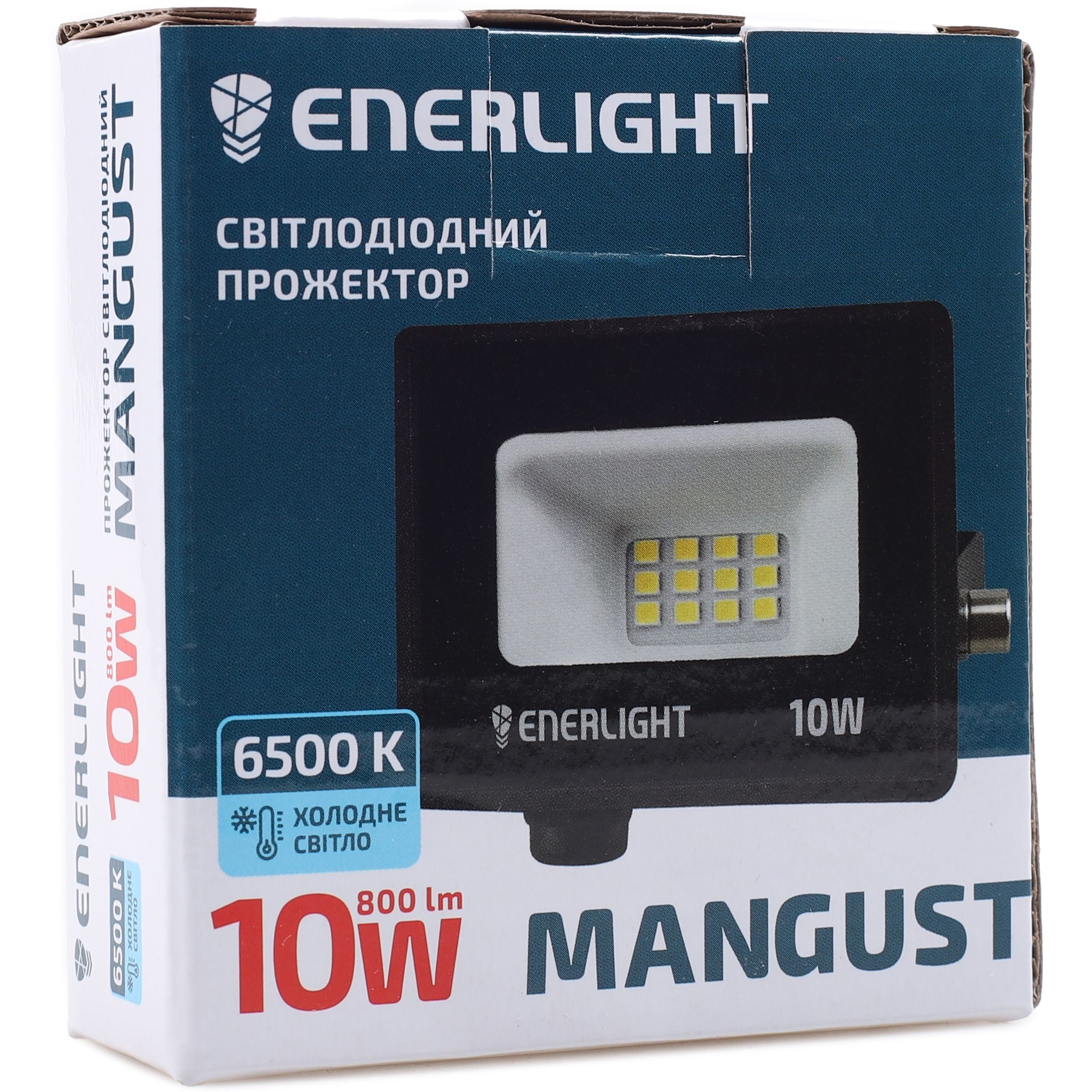 Прожектор светодиодный Enerlight Mangust 10Вт 6500K (MANGUST10SMD80С) - фото 5