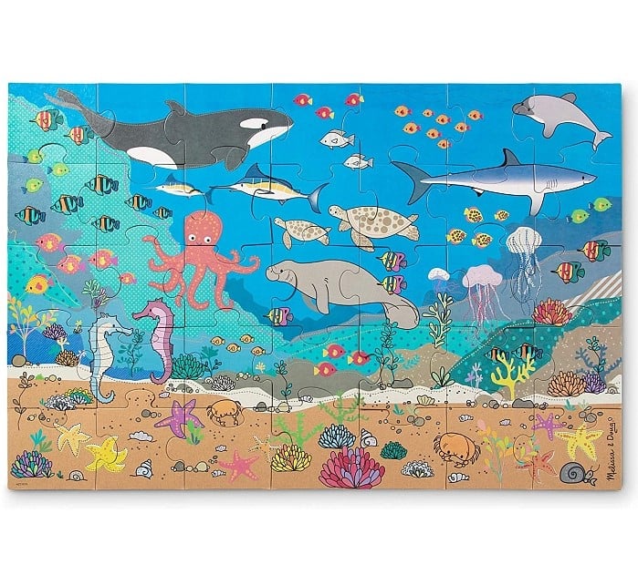 Гігантська головоломка-пазли Melissa&Doug Під морем, 35 елементів (MD31376) - фото 3