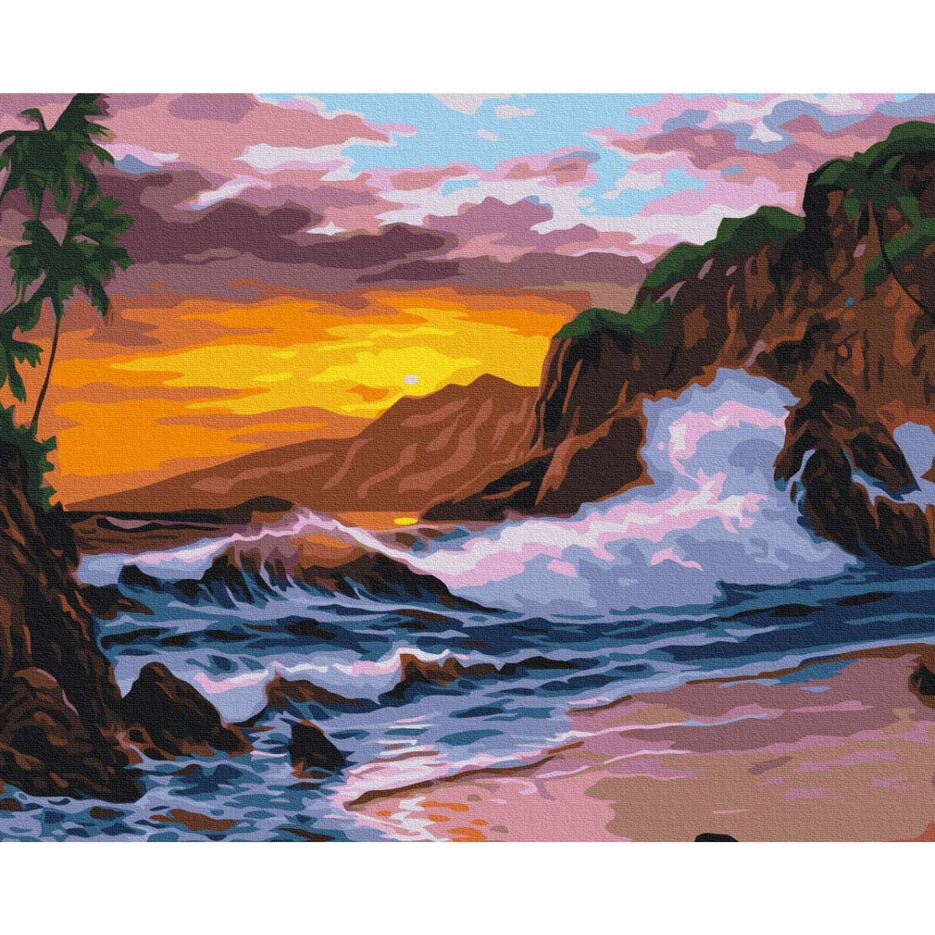 Картина за номерами Морські хвилі Brushme 40x50 см кольорова 000276927 - фото 1