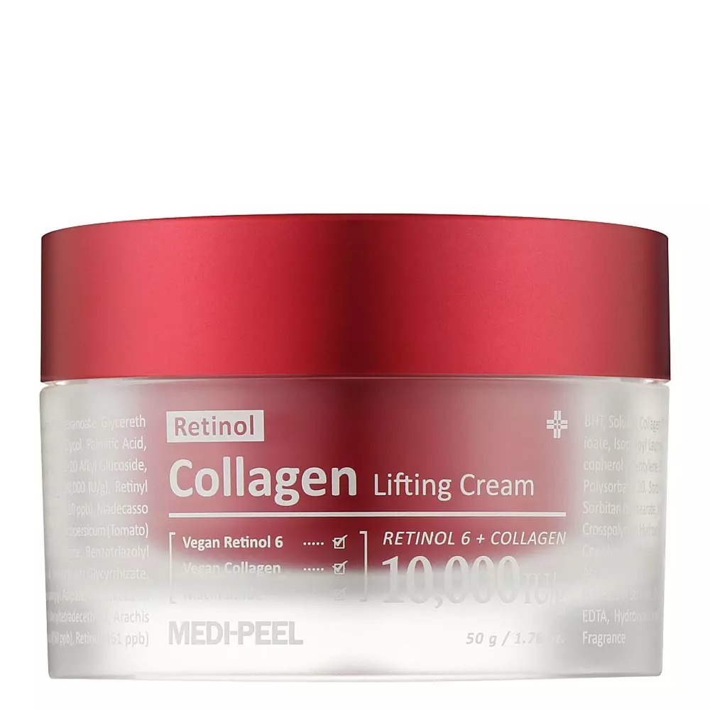 Подвійний ліфтинг-крем Medi-Peel Retinol Collagen Lifting Cream з ретинолом і колагеном 50 мл - фото 1